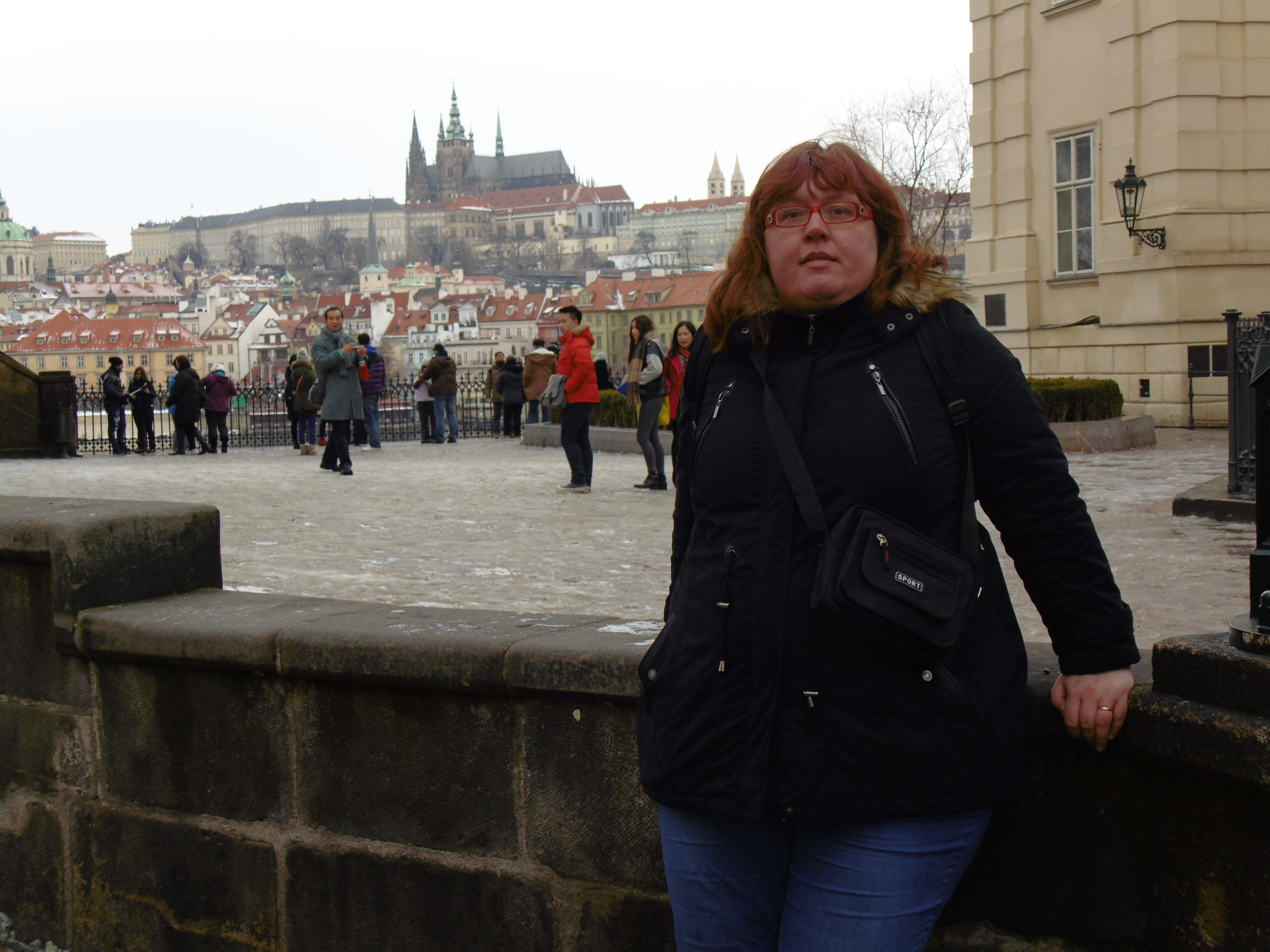 Zasněžená Praha leden 2016