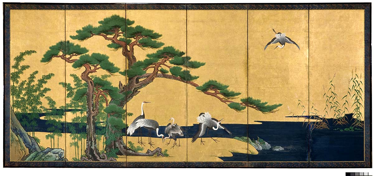 korean crane (jeřáb) symbol nesmrtelnosti a dlouhověkosti
