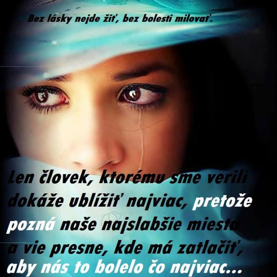 smutek..bolest stesti nadeje