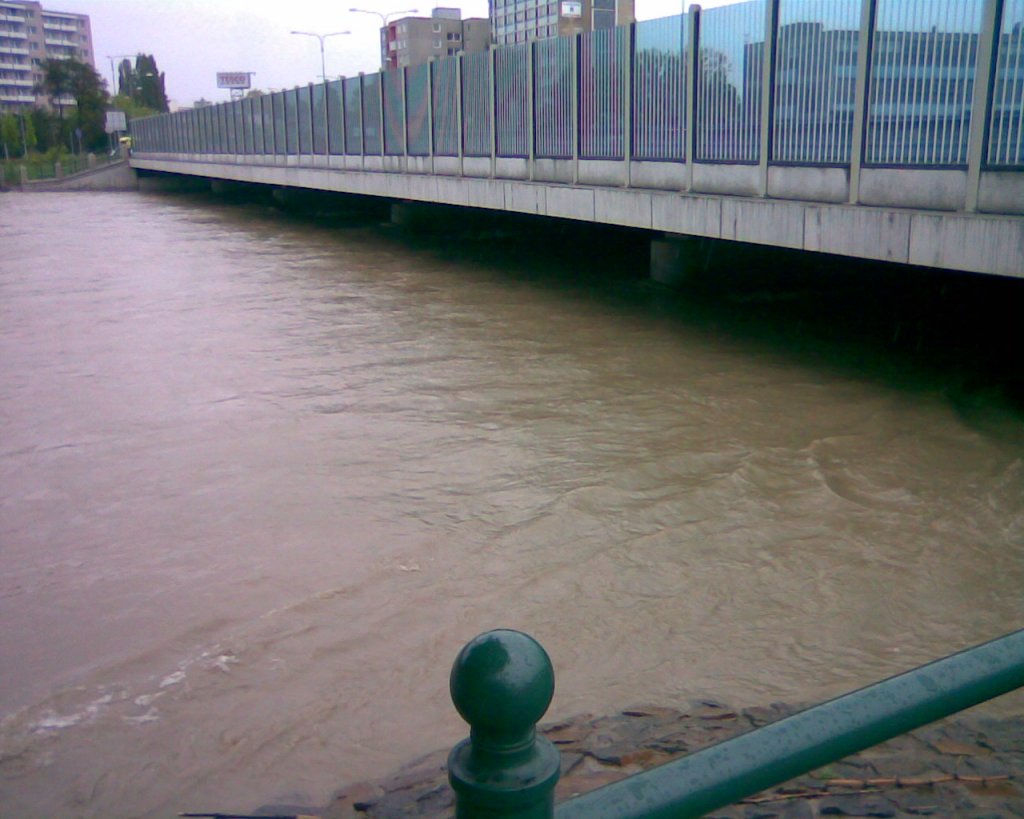povodeň Přerov květen 2010