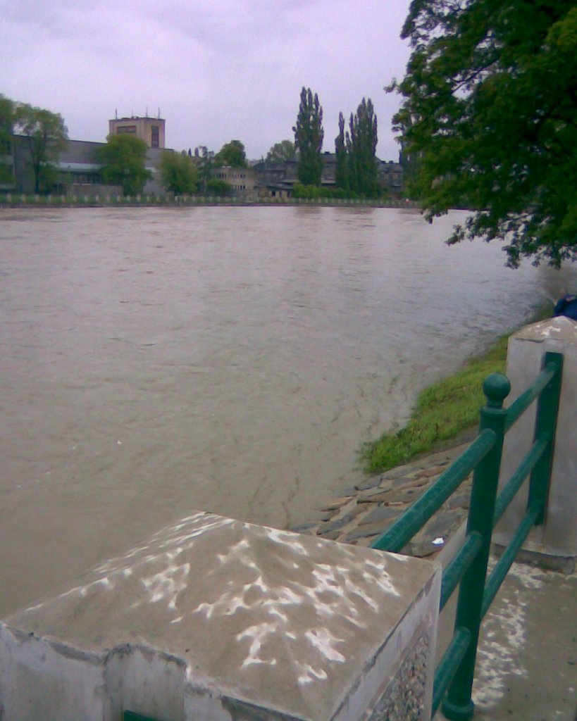 povodeň Přerov květen 2010