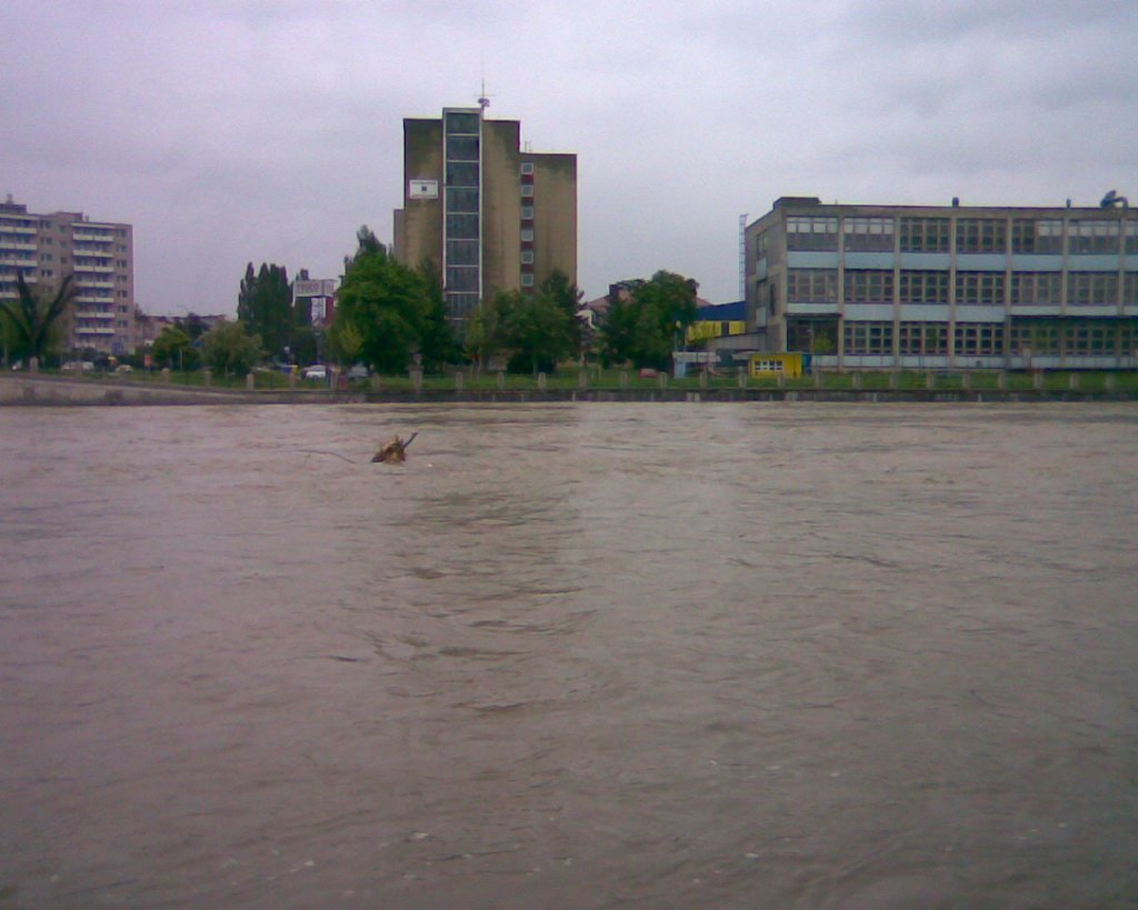 povodeň Přerov květen 2010