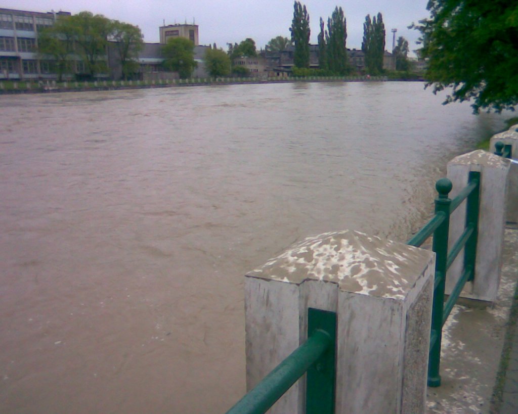 povodeň Přerov květen 2010