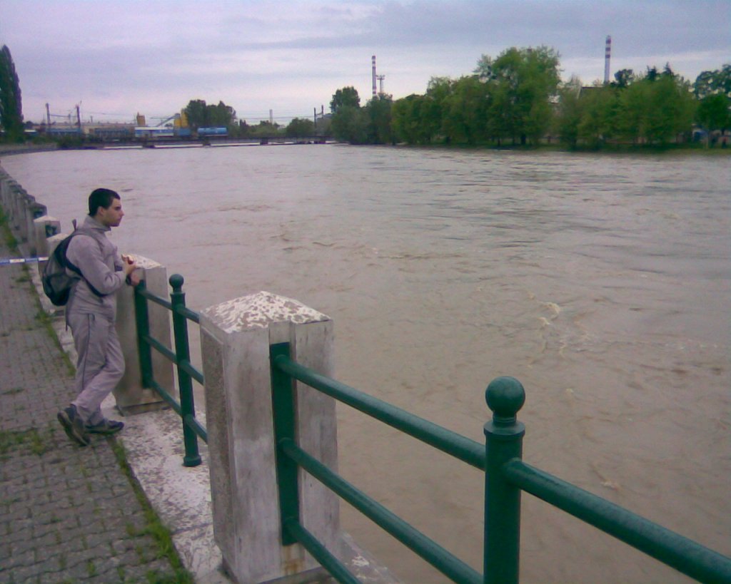 povodeň Přerov květen 2010