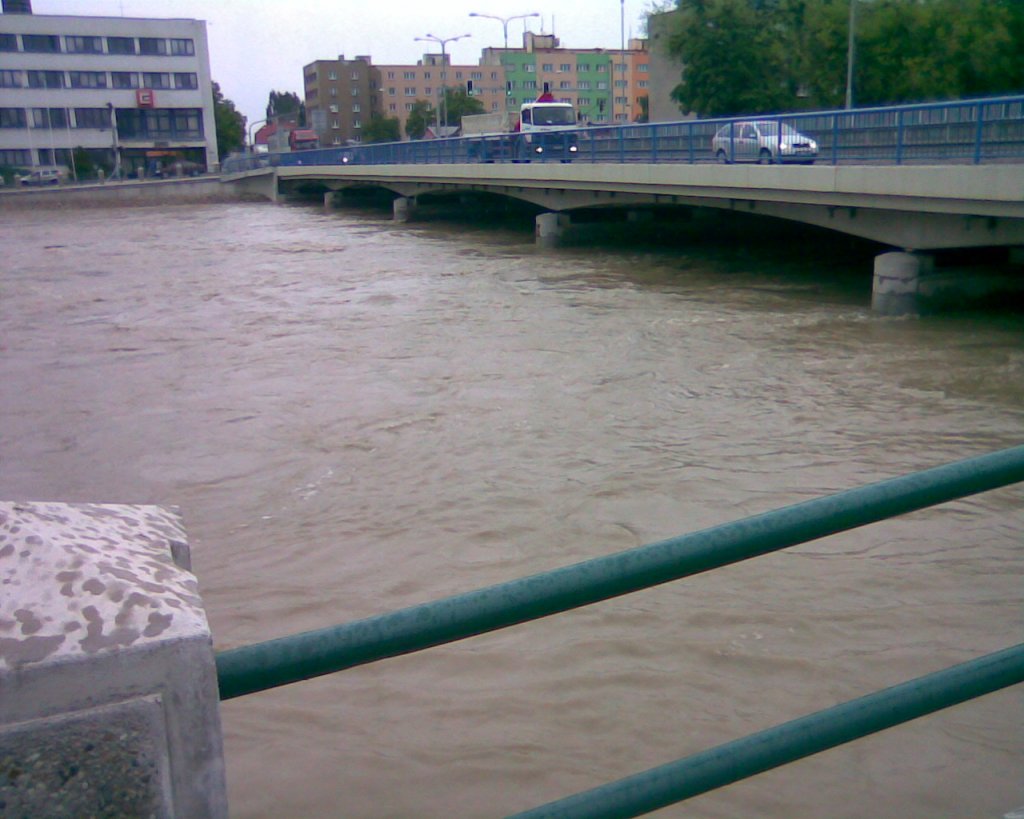 povodeň Přerov květen 2010