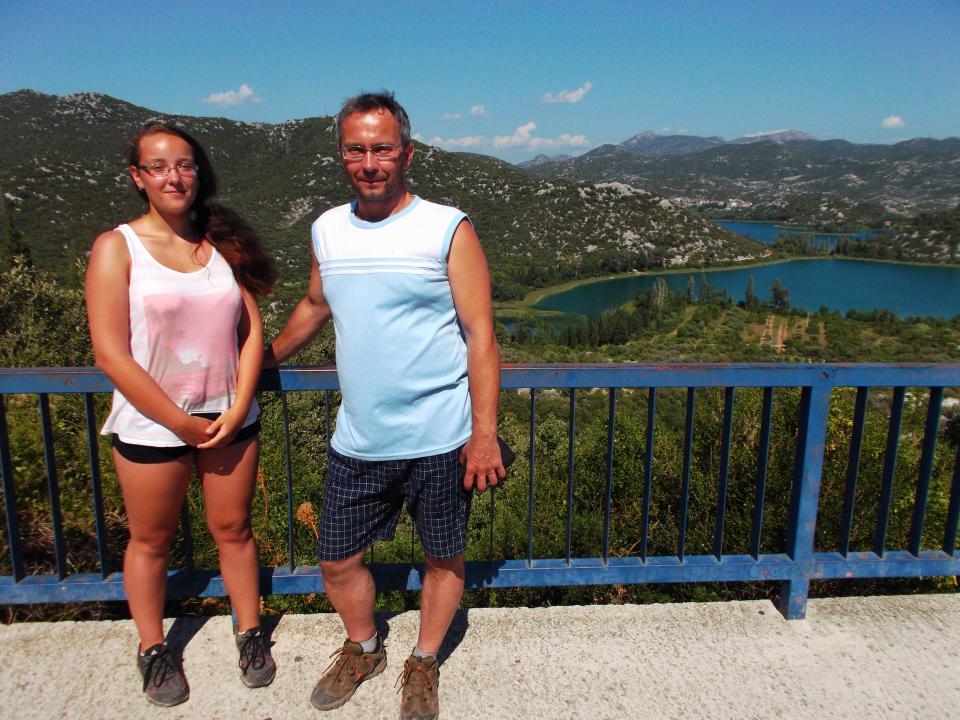 Chorvatsko s dcerou