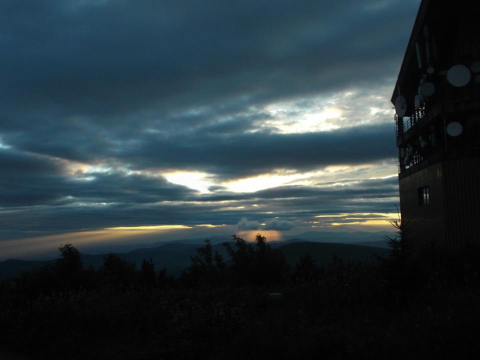 pod širákem na Lysé (Beskydy)