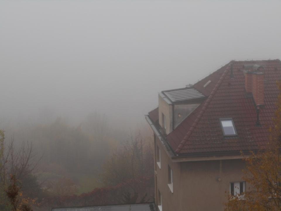 dnesní  pohled z okna  10.11.