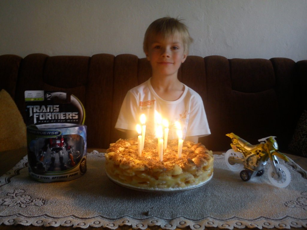 Narozky syna Toma 7let