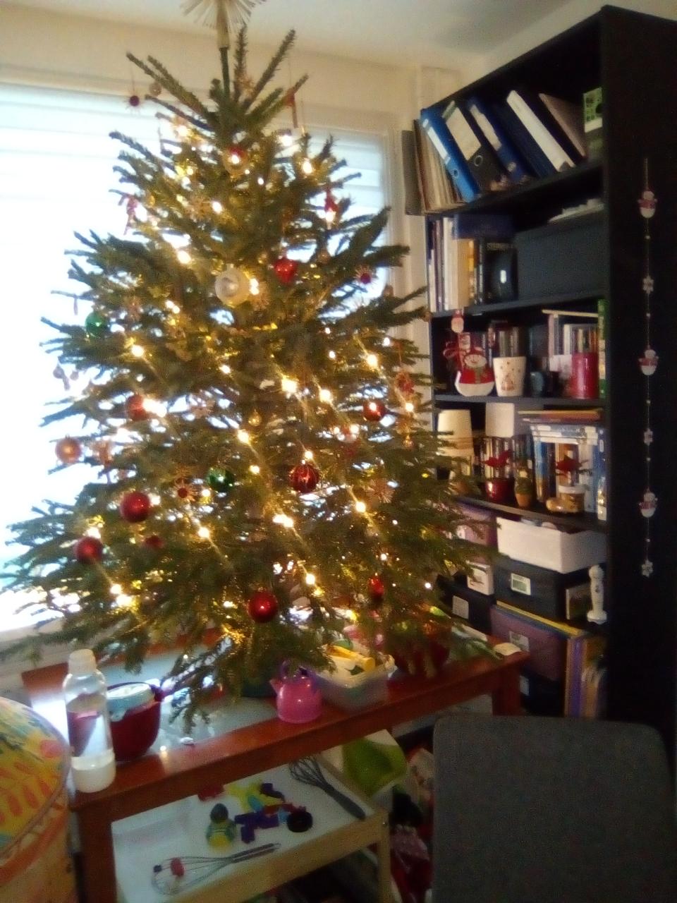 a znovu již větší vnučka...