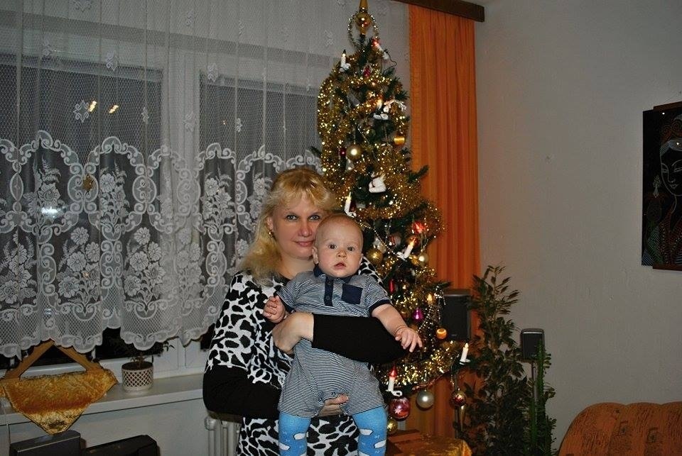 První vánoce s vnoučkem Tomáškem :)