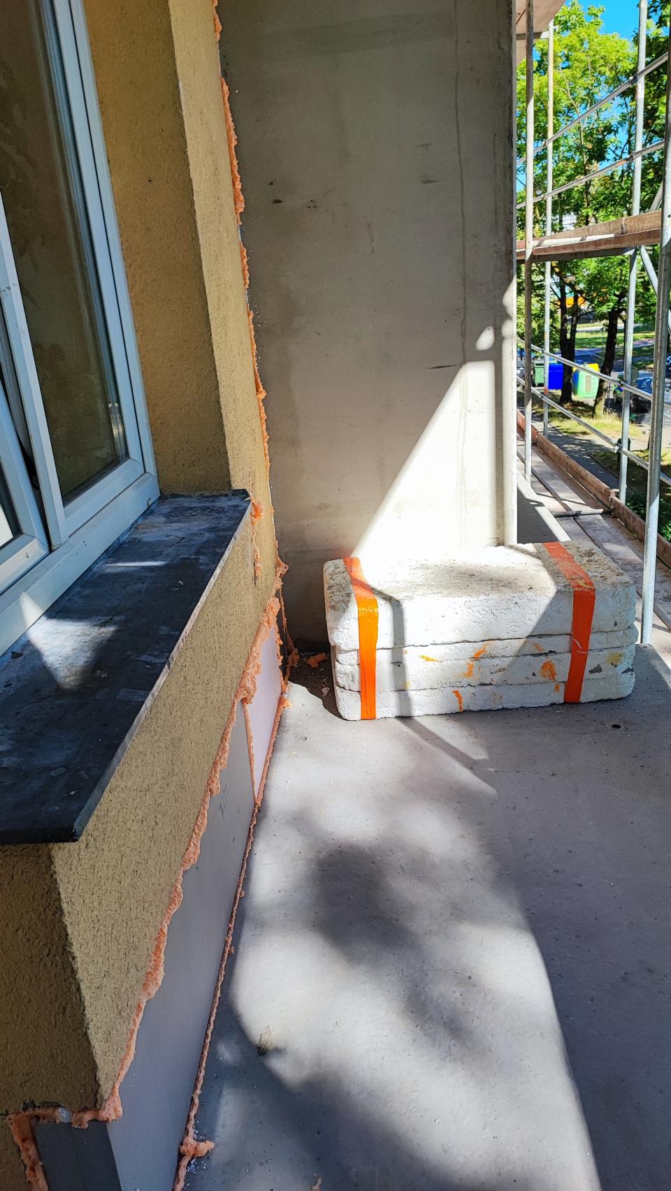 přestavba na  novou zahrádku