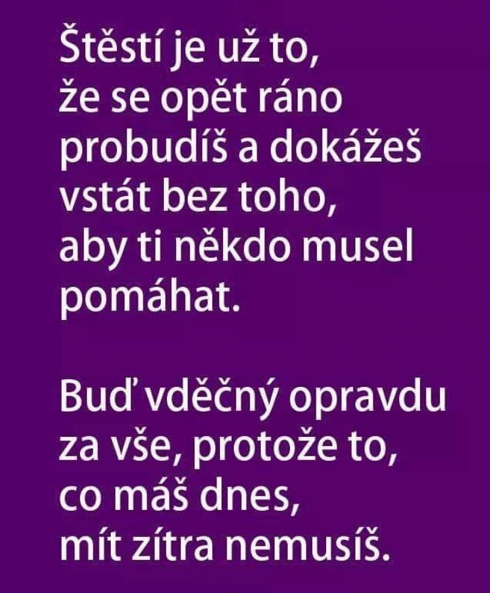 slova k zamyšlení a někdy s nadhledem