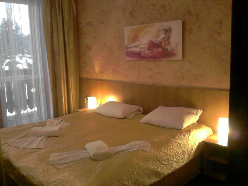 můj pokoj  na hotelu Bahenec