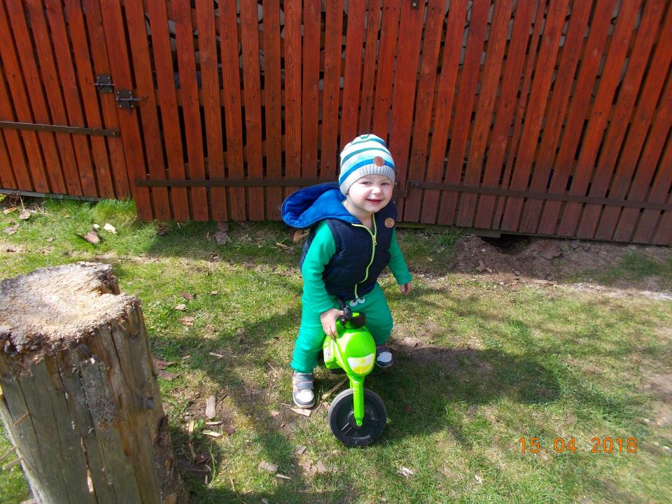 čertík ve dvou letech..