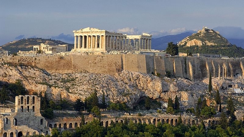 Řecko - Athény - Akropolis - konec května 2001