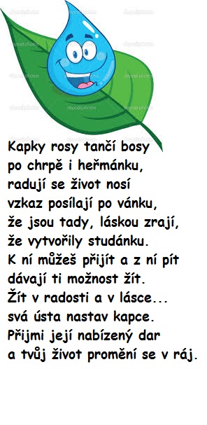 Životodárná kapička rosy