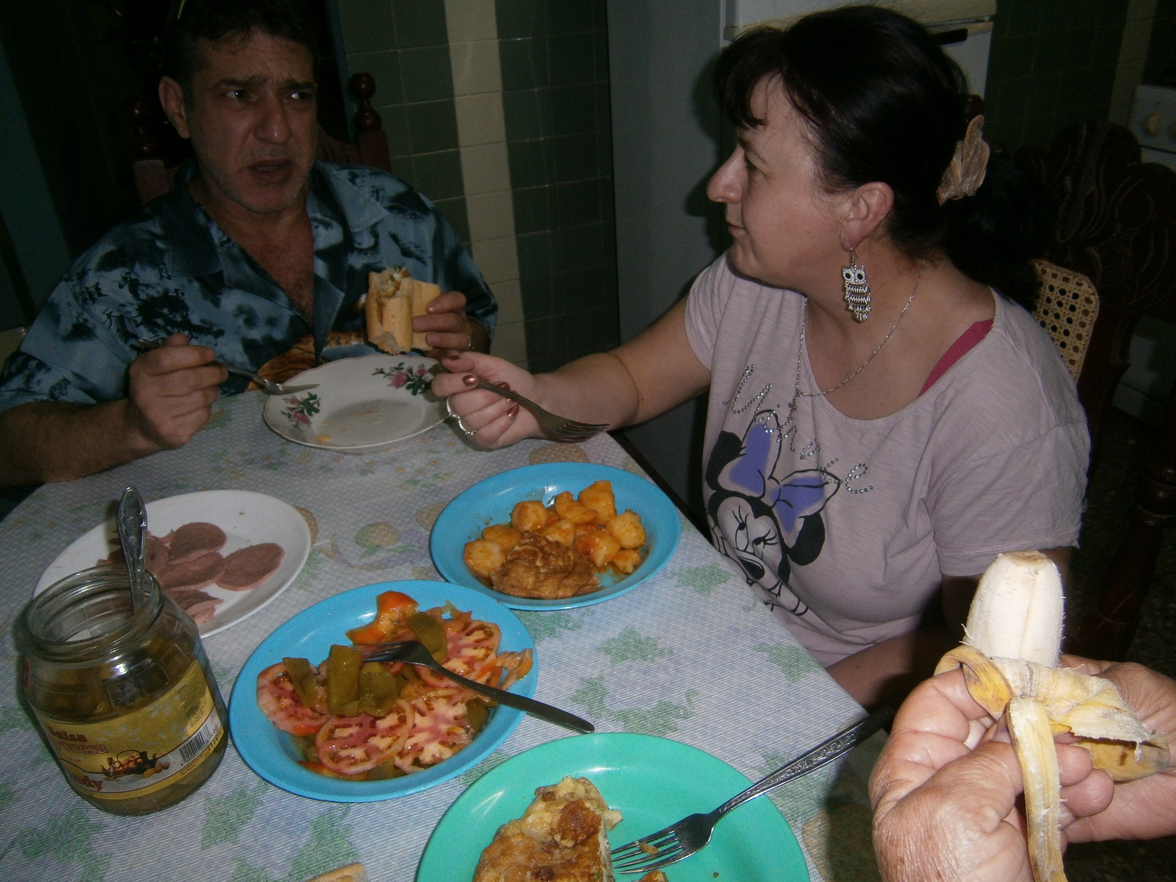 první kubánská večeře