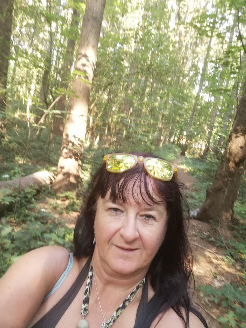 selfie v lese