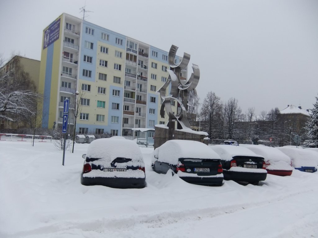 ladovská zima unor 2013