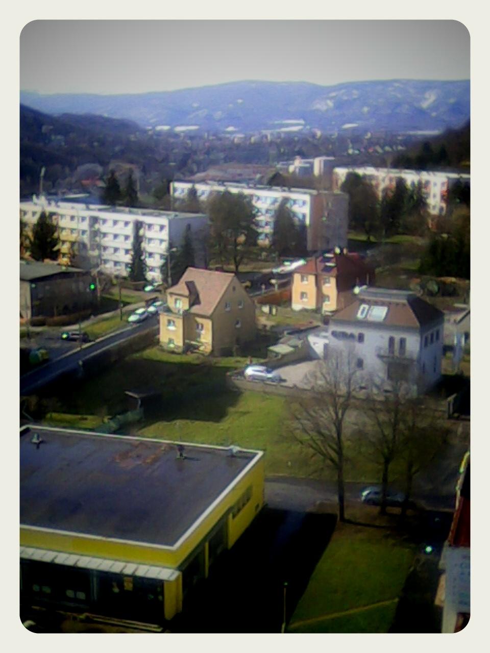 pohledy od nás z věžáku,z našich oken,všemi směry....