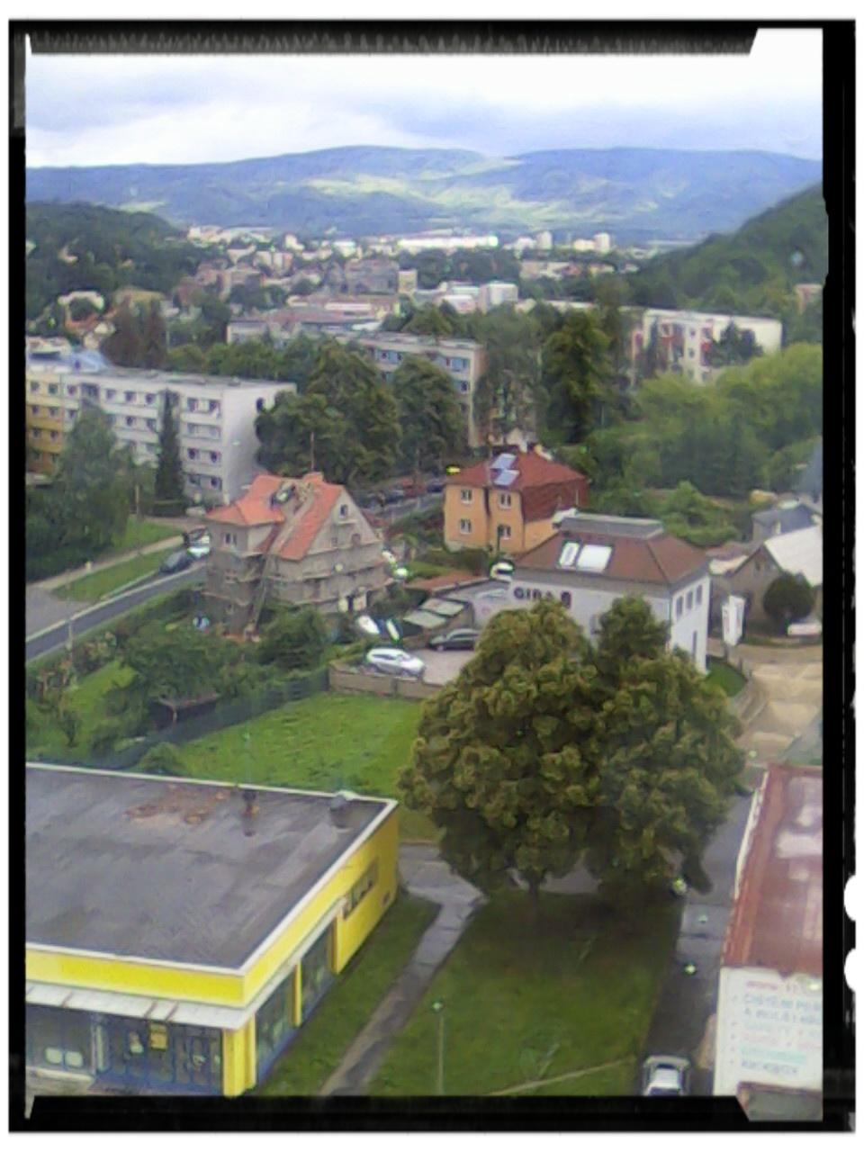 pohledy od nás z věžáku,z našich oken,všemi směry....