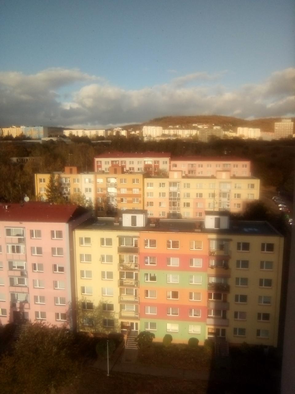 pohledy od nás z věžáku,z našich oken,všemi směry....